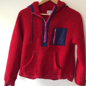 Polartec fleece, used, J. Crew